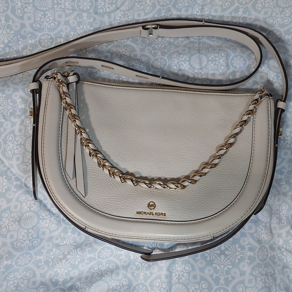 Michael Kors Light sand Jagger crossbody